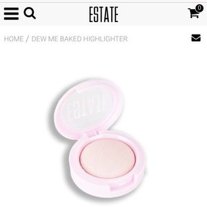 ESTATE dew me baked highlighter powder in pearl
